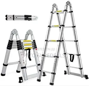 Ladder/Telescopic Ladder Aluminium 2.8+2.8m