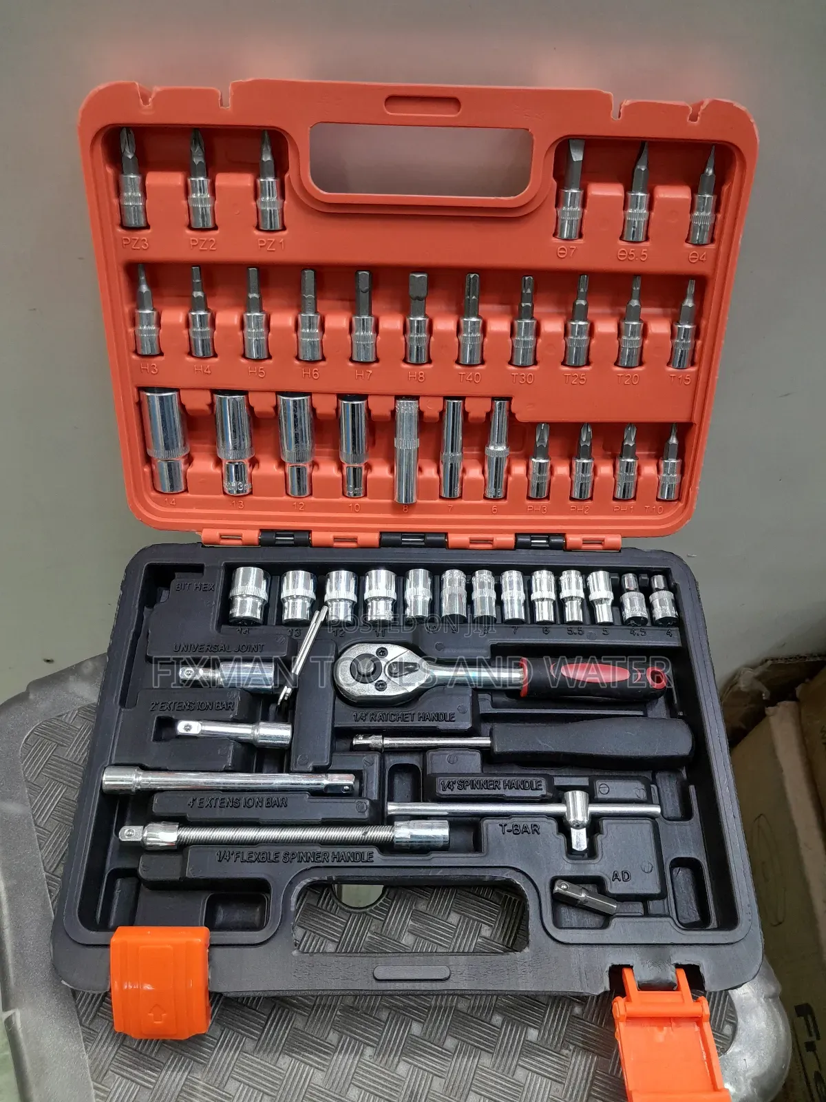 Full Set Mechanical Socket Wrench Spanners 53pcs Set