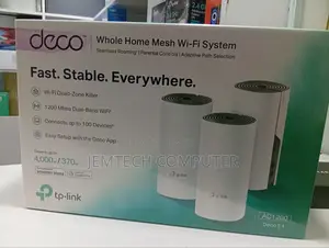 Tp-Link Deco E4 Home Mesh Wi-Fi System Ac1200 (3 Pack)