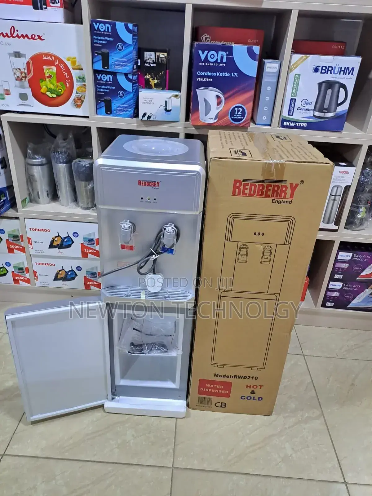Redberry Water Dispenser Hot Cold Compressor Cooling