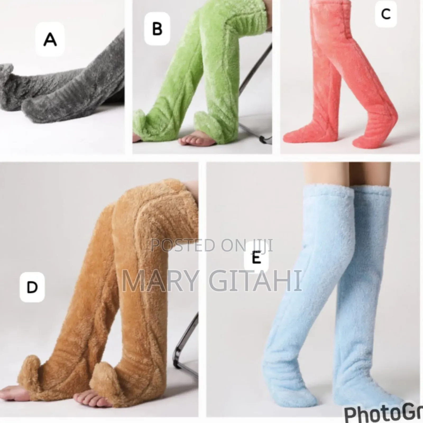Winter Above the Knee Socks