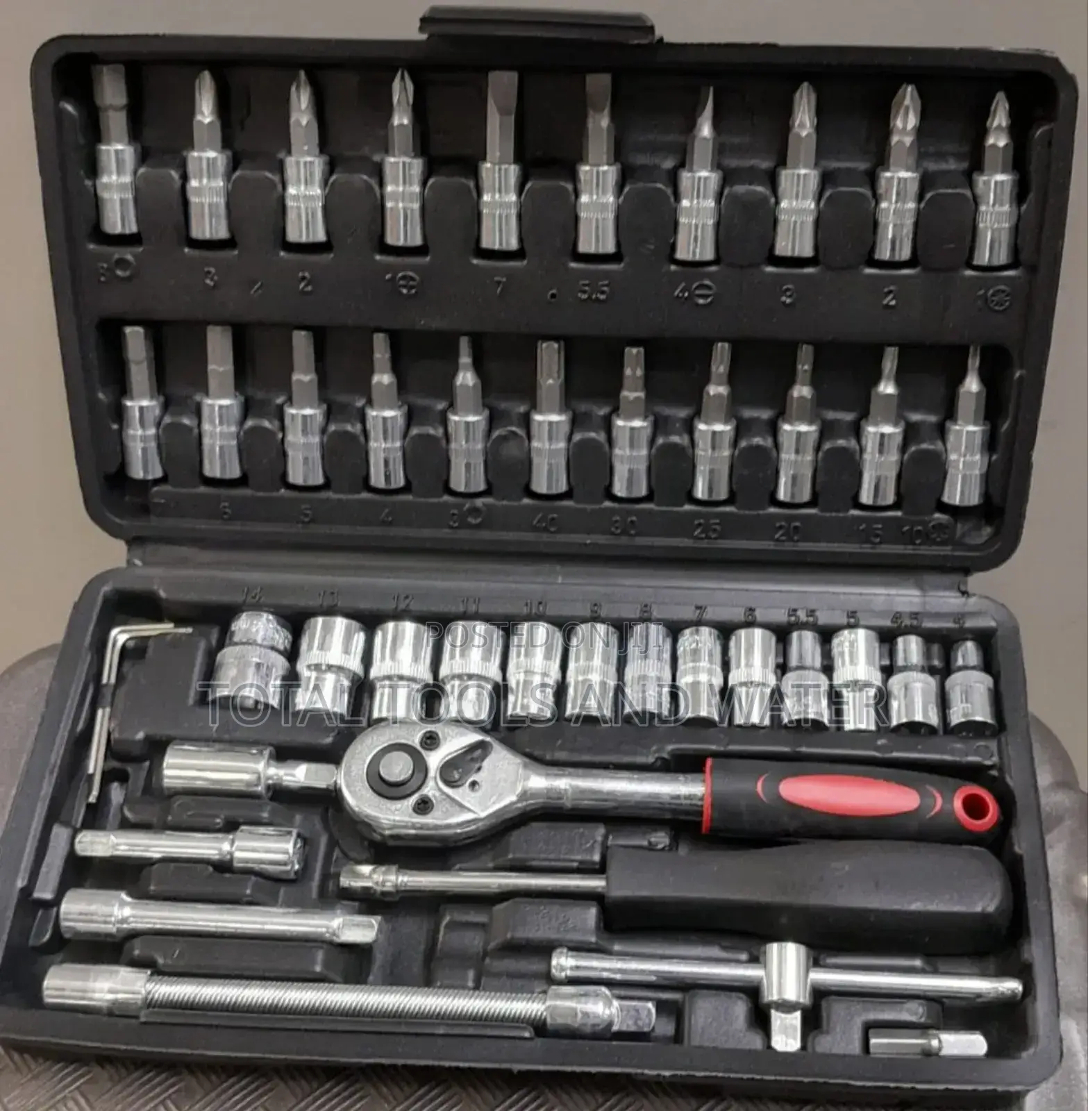 Tuff Socket Wrench Set Spanner 46pcs