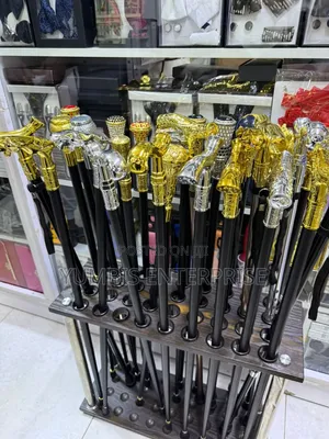 Elegant Walking Stickgold/Silver Handle Fr Weddings , Events