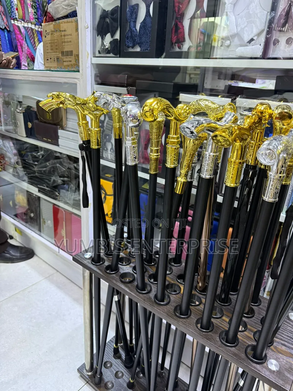 Elegant Walking Stickgold/Silver Handle Fr Weddings , Events