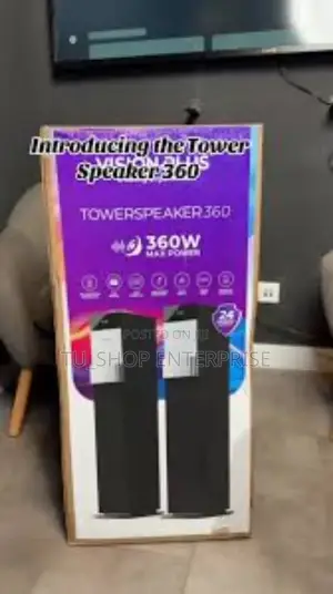Tower Speakers!! Vision Plus Vp2080ts