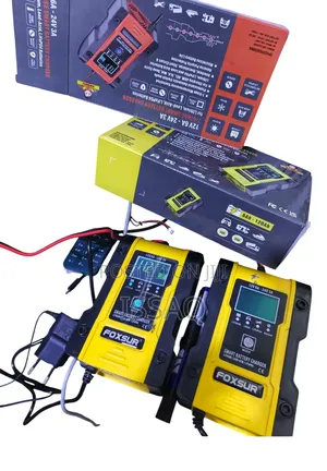  Foxsur Smart Battery Charger – 12v/24v 6a/3a