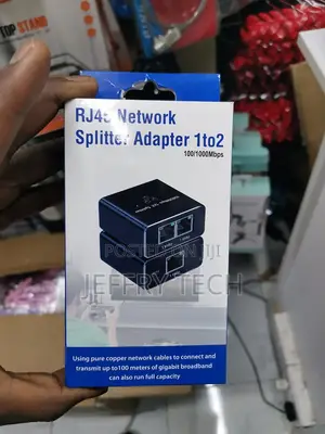Ethernet Splitter 1 to 2 High Speed 1000mbps
