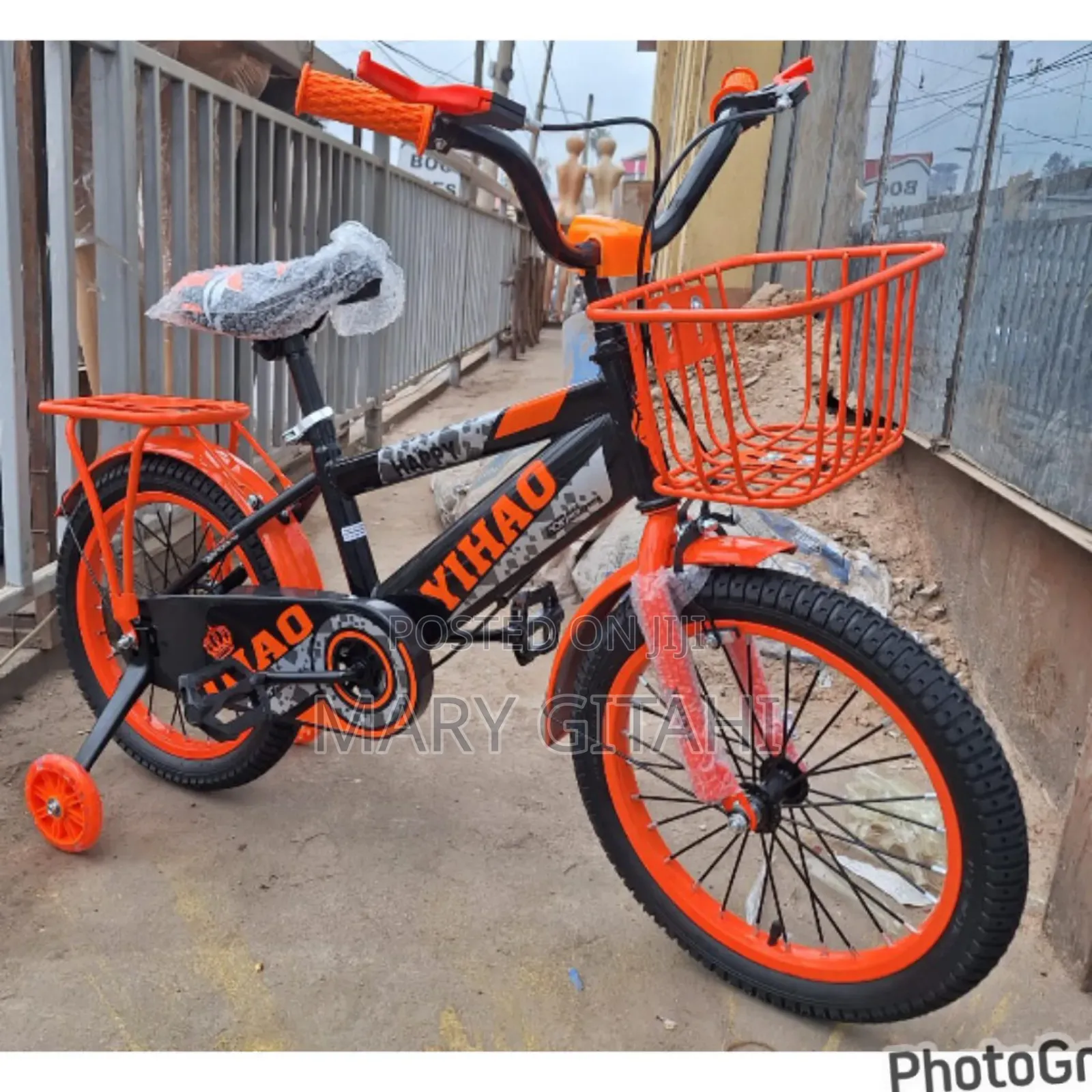 Size 16 Red Bike Durable and Strong