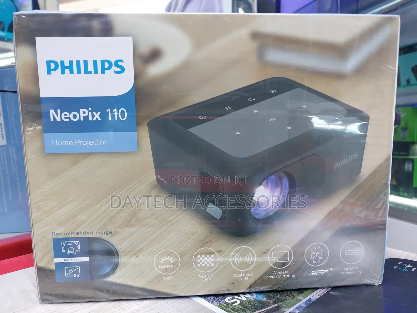 Philips Neopix 110 Home Projector – Compact, Versatile.