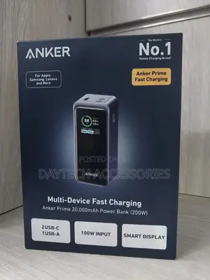 Original Anker 735 Prime 20,000mah Powerbank (200w)