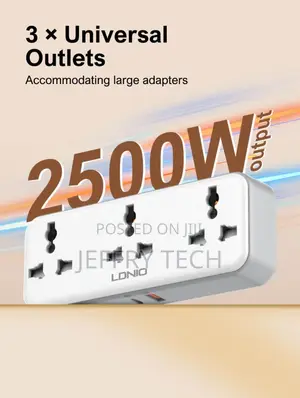 3 Ac Outlets Portable Extension Power Socket Sc3317