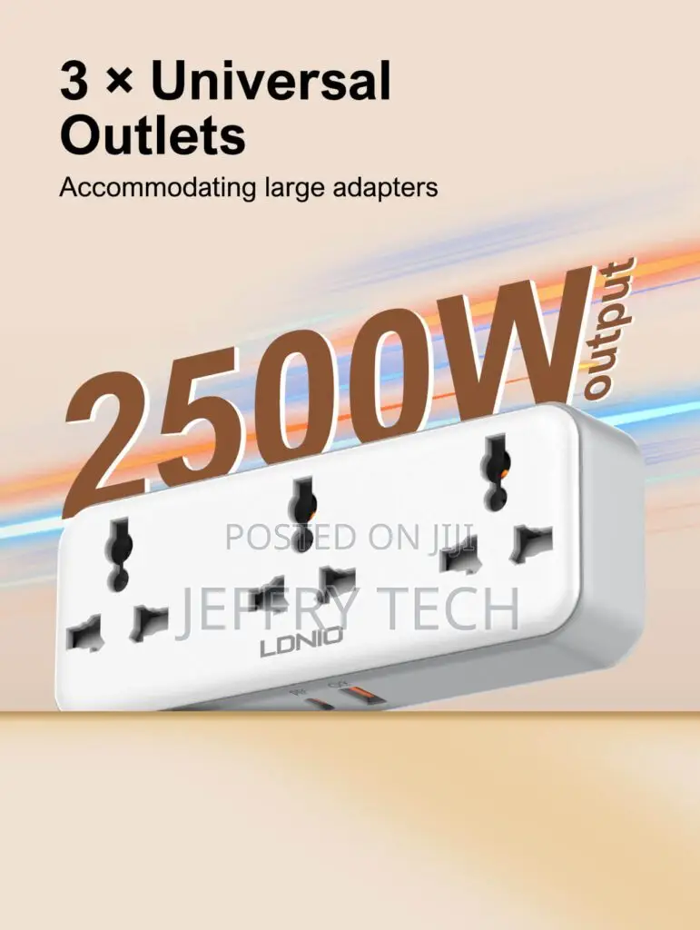3 Ac Outlets Portable Extension Power Socket Sc3317