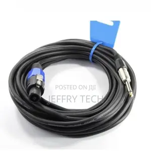 10 Meter Professional Speakon to 1/4 Jack Speaker Cable