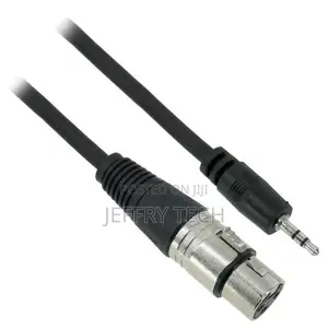 XLR Female to 3.5mm Jack Microphone Cable 2.0 Meter
