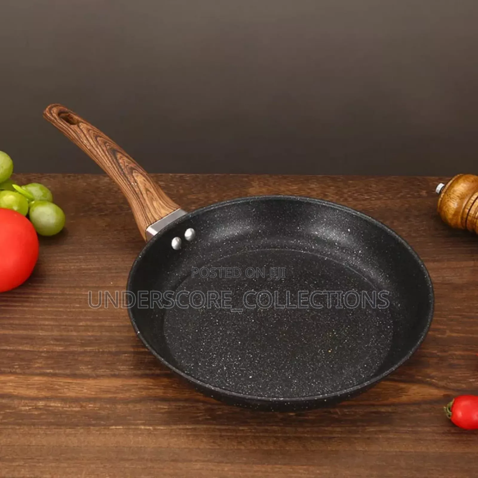Granite Heavy Deep Nonstick Frying Pan*