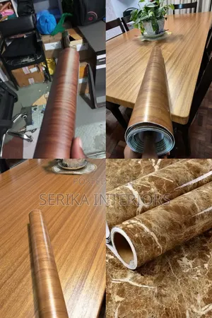 Wood Effect Contact Paper Environmental Friendly Oil Proof
