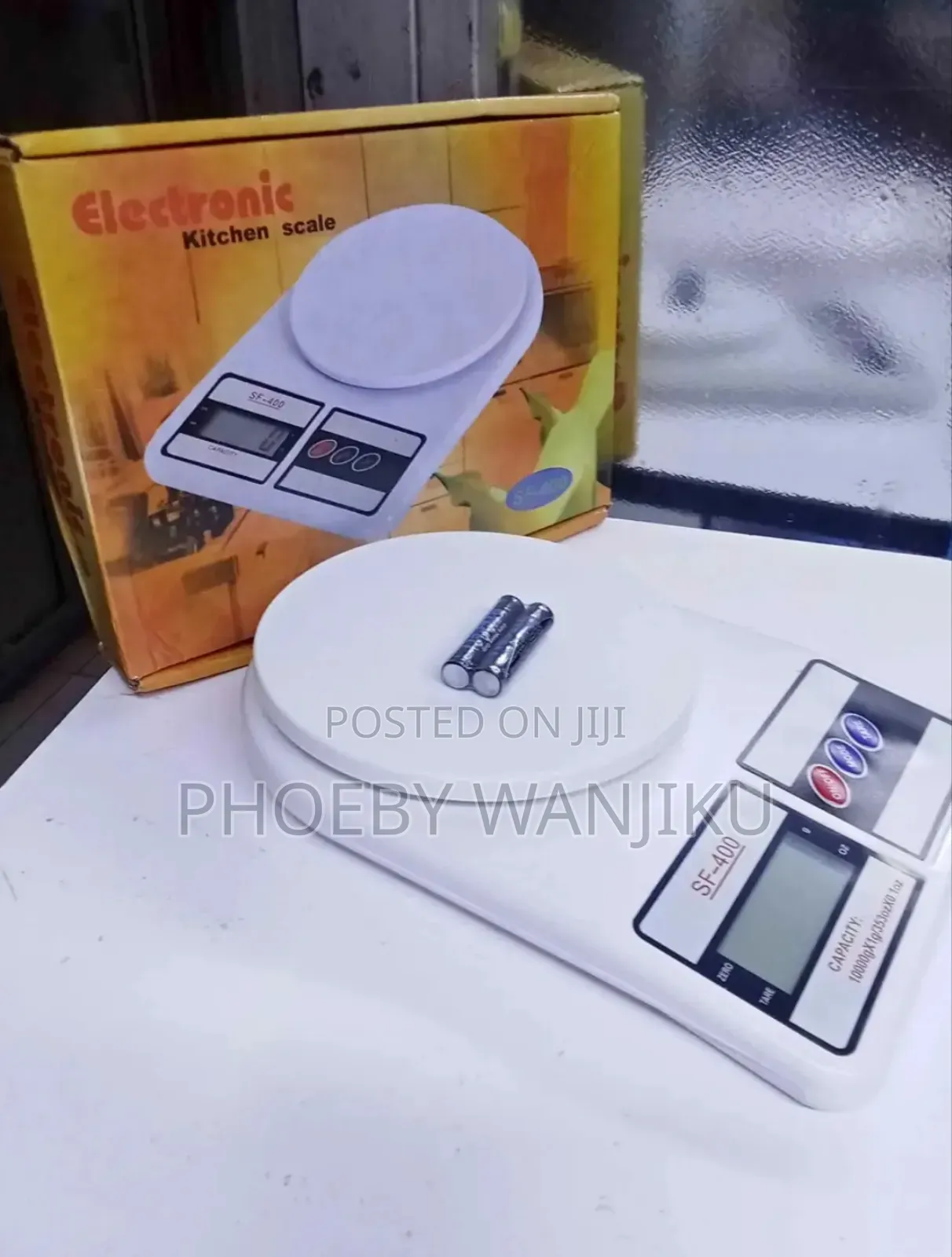Kitchen Scale-White Kitchen Scale 10kgs