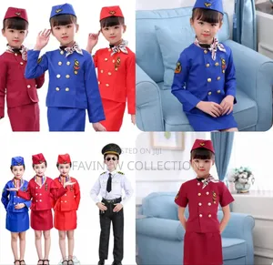 Professional Children's Air Hostess Cosplay Costume