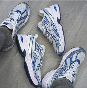 New Balance 740 White Green and Blue