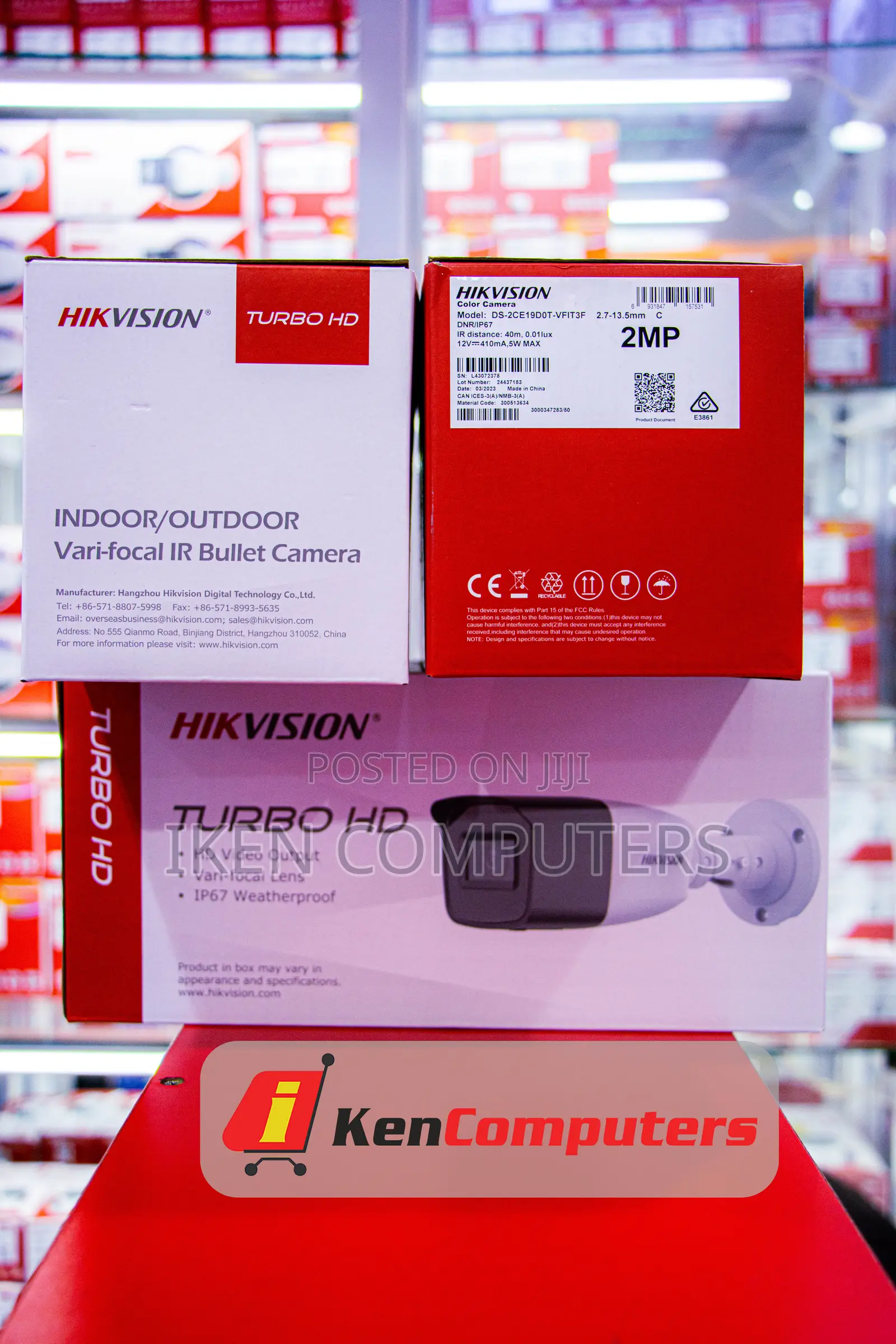 Hikvision 2mp Varifocal Bullet Camera(Ds2ce19dot-Vfit3f)