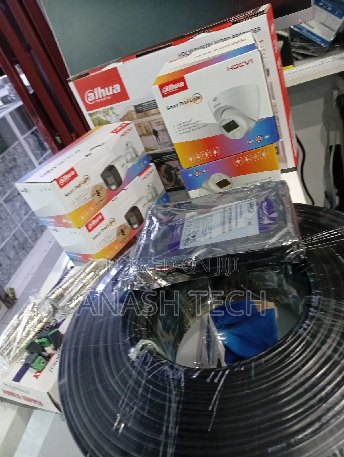 Dahua CCTV Security Cameras 6 CCTV Installation Kit