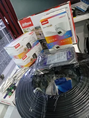 Dahua CCTV Security Cameras 6 CCTV Installation Kit