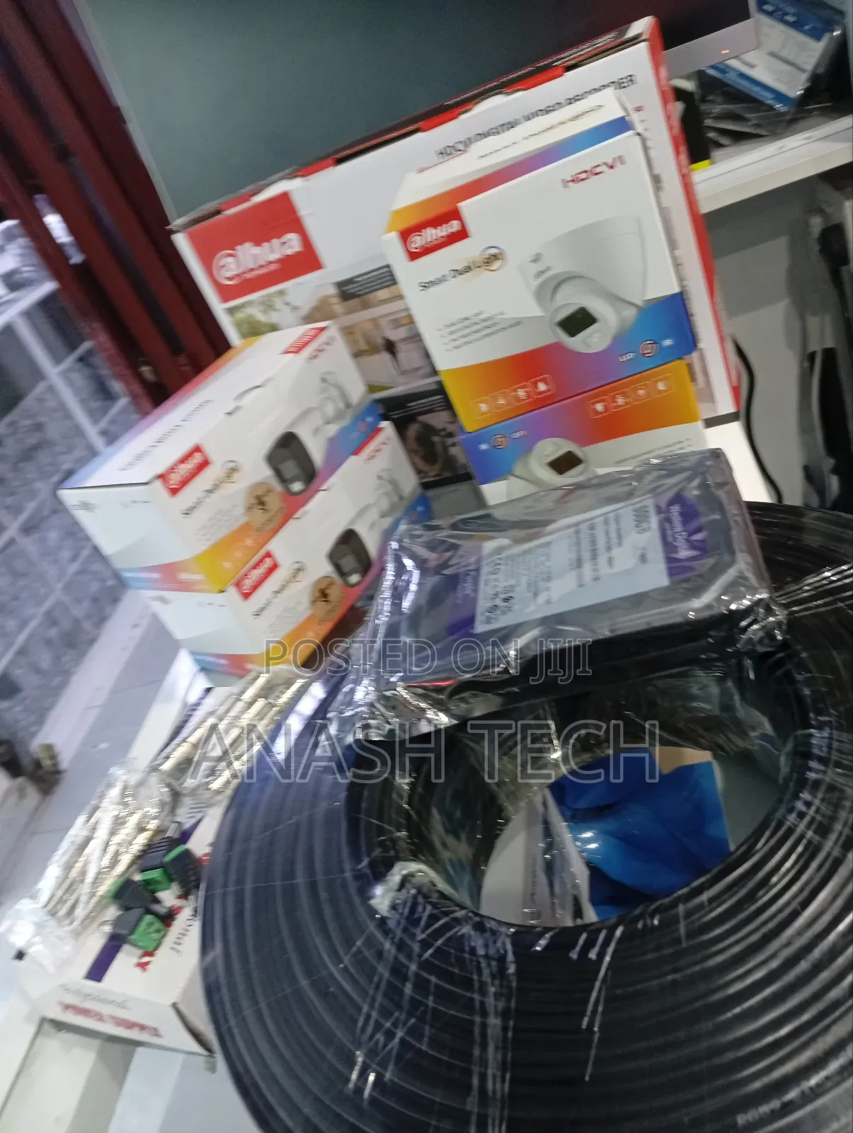 Dahua CCTV Security Cameras 6 CCTV Installation Kit