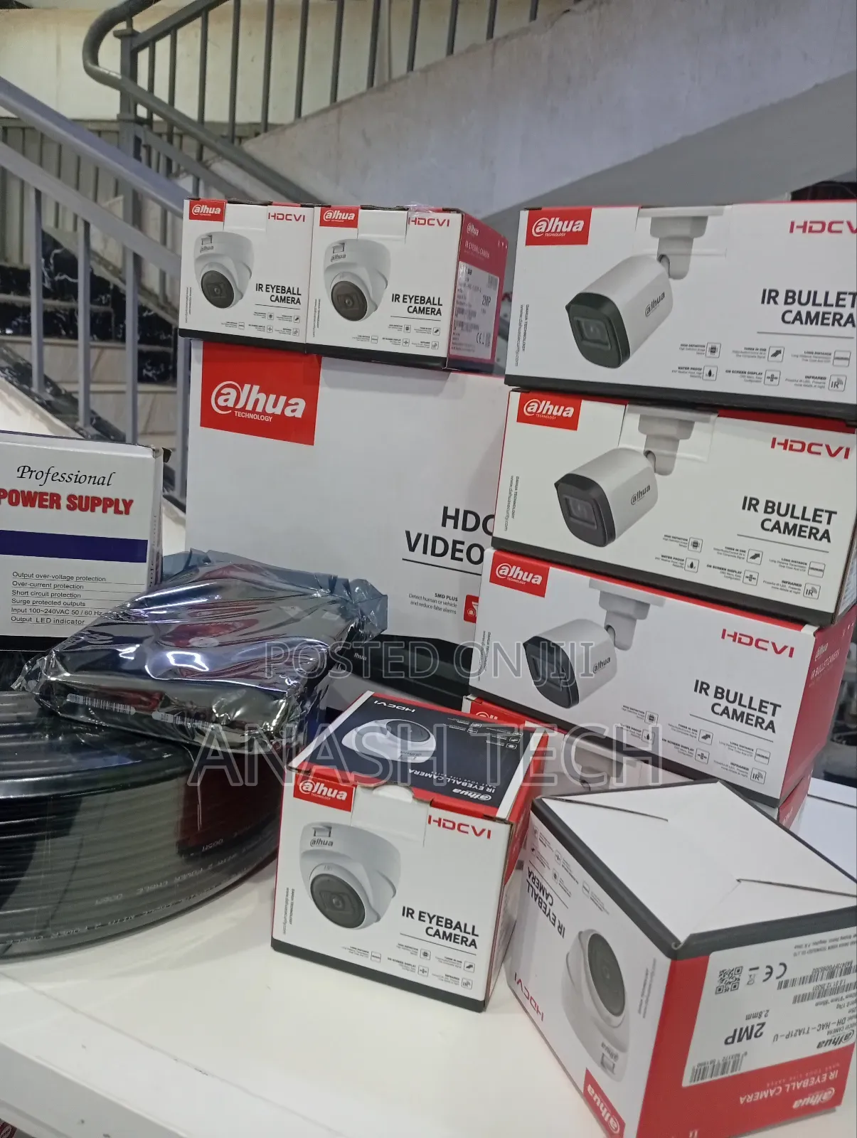 7 CCTV Dahua Installation Camera Kit