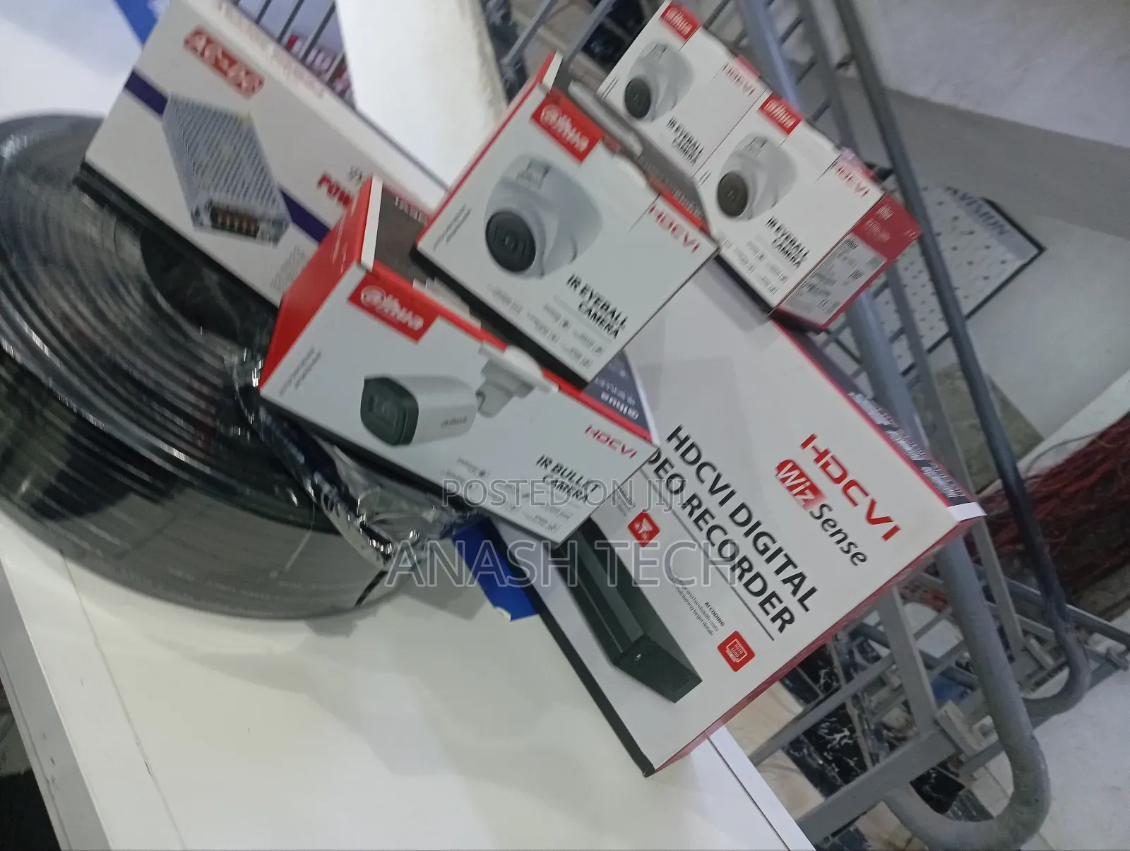 7 CCTV Dahua Installation Camera Kit