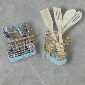 Gold /Stainless Steel Cutlery Holder Available