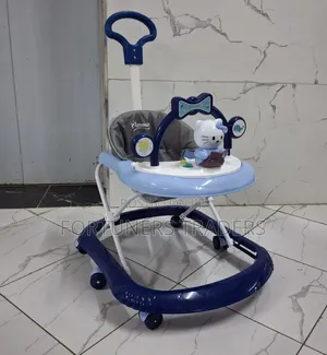 Baby Walker With Melody, Toys and Push Handle