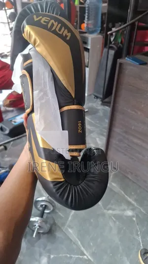 Gold Boxing Gloves
