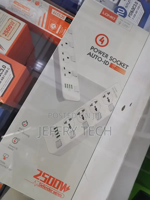 Ldnio 4 Power Socket Auto Ld 2500w Sc4408 Charger
