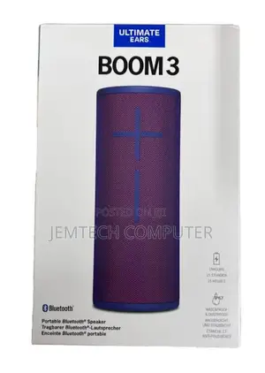 Logitech Ultimate Ears Boom 3 Wireless Bluetooth Speaker
