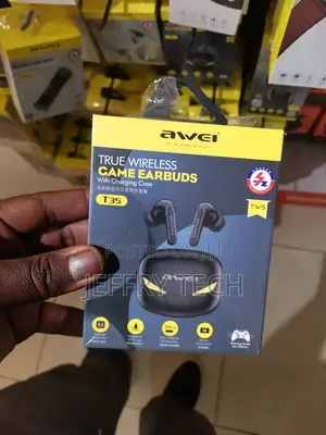 Awei T35 Gaming Earbuds With Microphone, Wireless Bluetooth