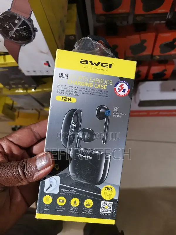 Awei T28 Pro TWS Wireless Earphone Bluetooth 5.0 Mini Earbud