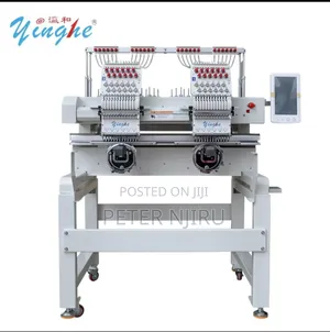 2 Head Embroidery Machine With 12 Needles