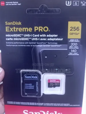 Sandisk Extreme Pro Microsdxc 256gb With Adapter