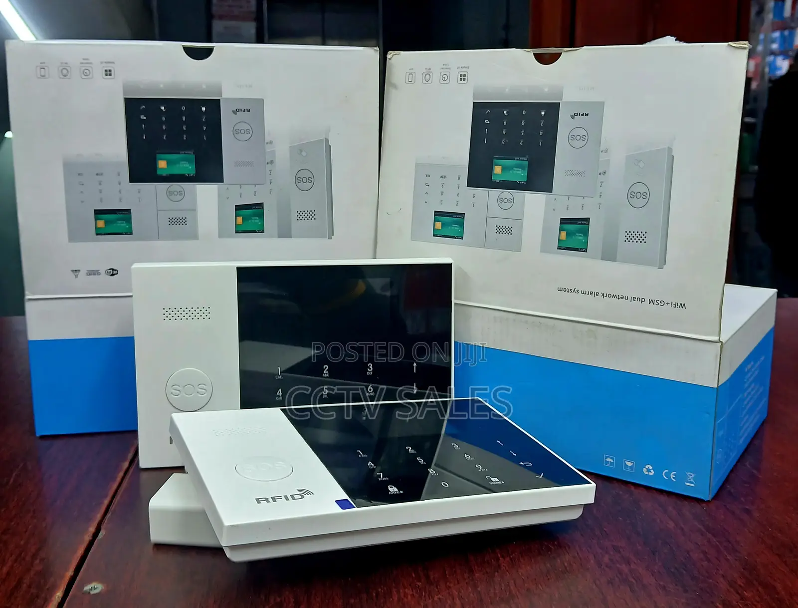 Timed Arm Wifi+Gsm Dual Network Alarm System Remote Control