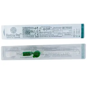 Ventrix Pro, Safety I.V. Cannula G18 (50's)
