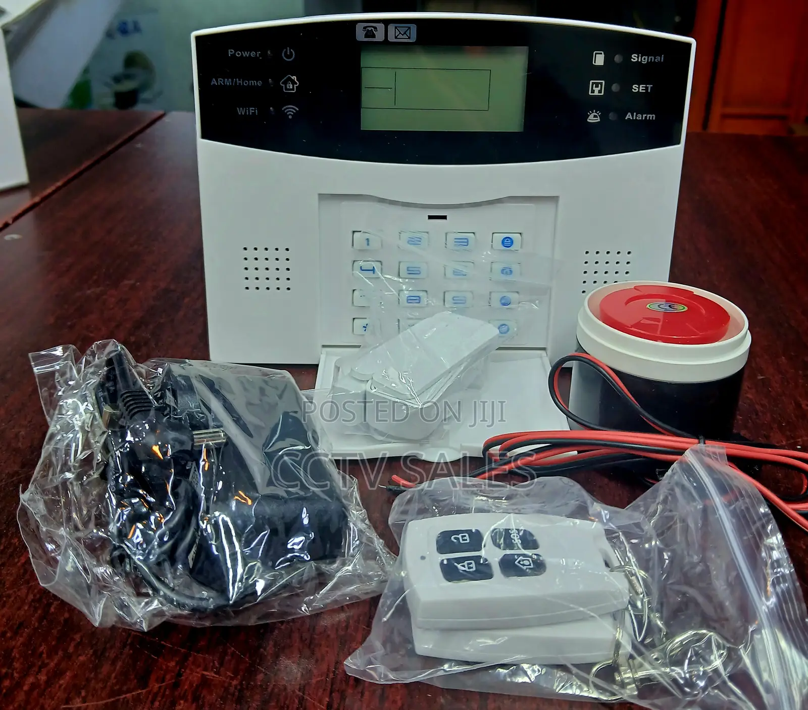Built in Rechargeable Battery Tuya Smart Alarm System