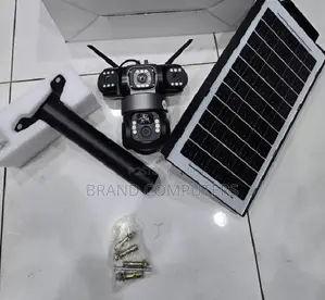 180w Solar Floodlight 4g Triple Lens PTZ Camera-3 Lenses