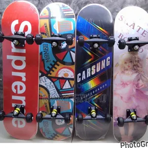 Graphic Long Skate Board