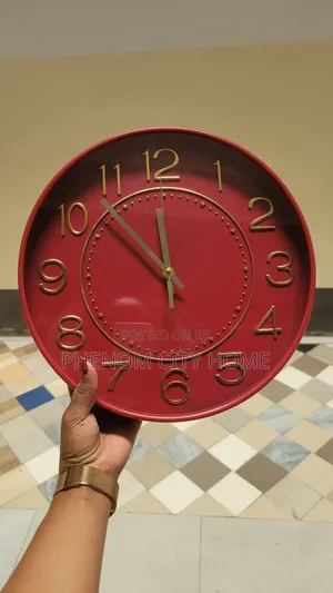 Solid Colour Wall Clocks Available