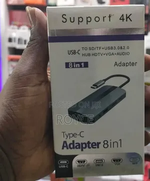 Type -C 8 in 1 Usb Hub Adapter