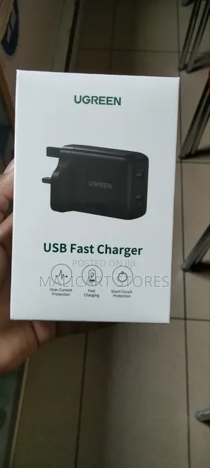 Ugreen Cd161 Usb Fast Charger Uk Black