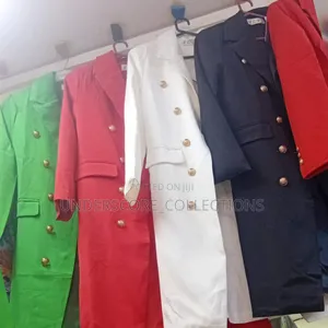 Executive Ladies Long Trench Coats On