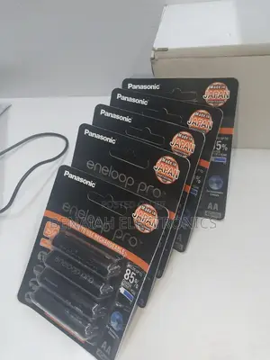 Aa Panasonic Enelop Pro Batteries, Highly Efficient 2550 Mah