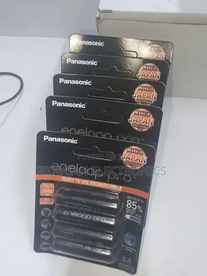 Aa Panasonic Enelop Pro Batteries, Highly Efficient 2550 Mah