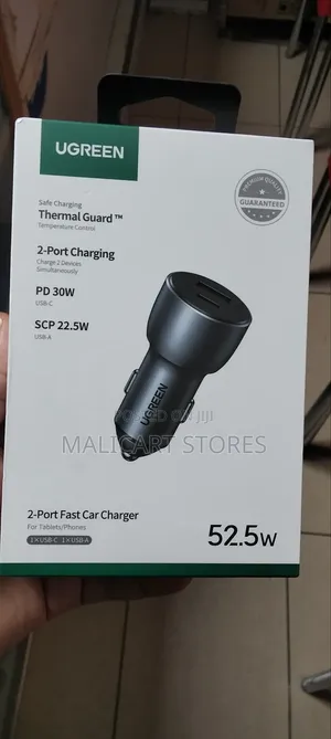 Ugreen Usc B C Car Charger 52.5w Uk